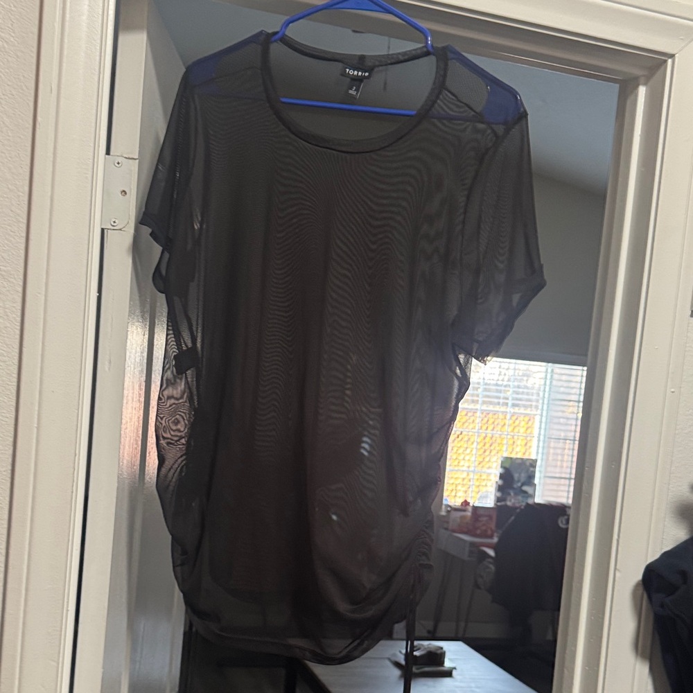 Torrid Black Mesh Men's Tee